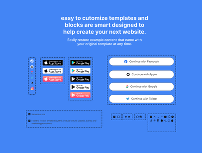 UI Kit для авторизации и регистрации: Готовые шаблоны Sign in/Sign up