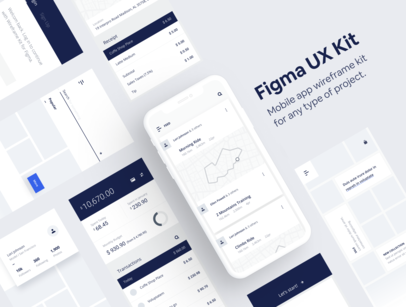 Бесплатный макет мобильного приложения для Figma